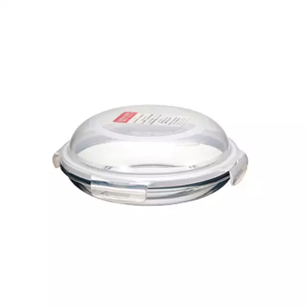 Plat Assiette ronde en Verre Lock and Lock 21 cm