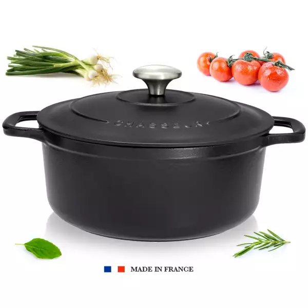 Cocotte fonte Chasseur ronde