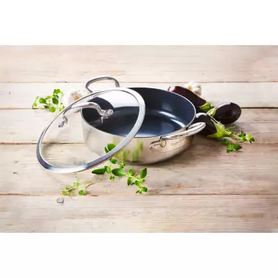 Sauteuse 2 anses anti-adhésive céramique Barcelona Evershine GreenPan