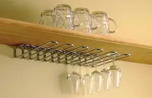 Rack à verres fixation mixte