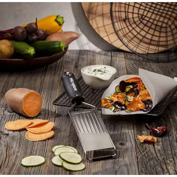 Ensemble Mandoline et râpe zesteur Gourmet Microplane