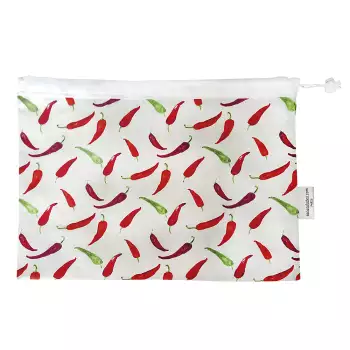 Sac à Salades motif piments - Sacasalades