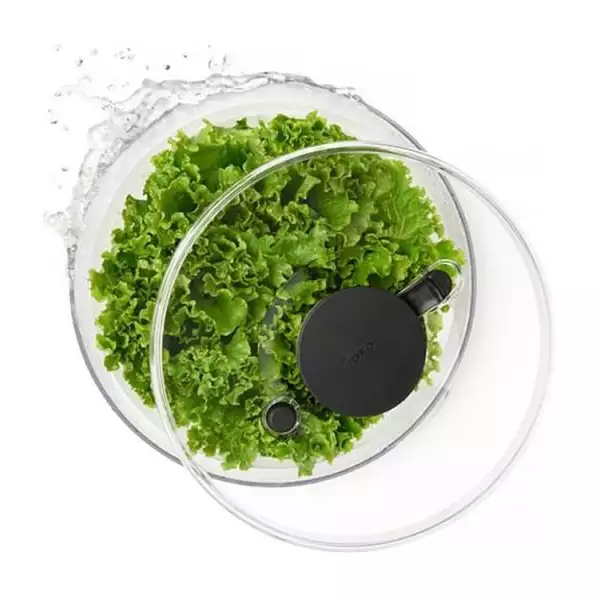 Essoreuse à salade transparente Oxo 21 cm