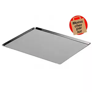 140x101 - Plaque Pâtissière Bords Pincés Inox De Buyer