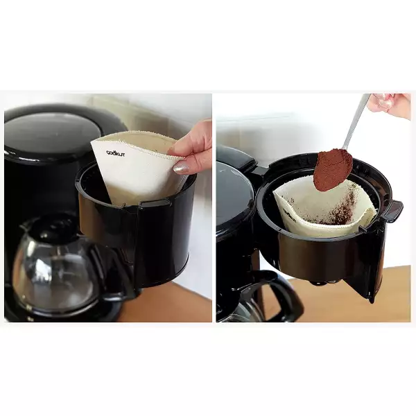 Filtres à café Réutilisables en Coton non traité Cookut