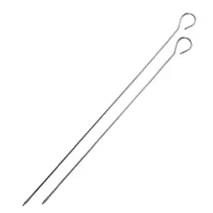 128x140 - Lot de 10 piques à brochettes Inox De Buyer