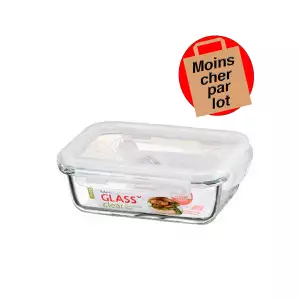 140x140 - Boîte Hermétique Verre Lock & Lock Rectangulaire 530 ml