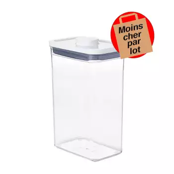 Boîte 2,6 litres haute Pop Oxo 2.0