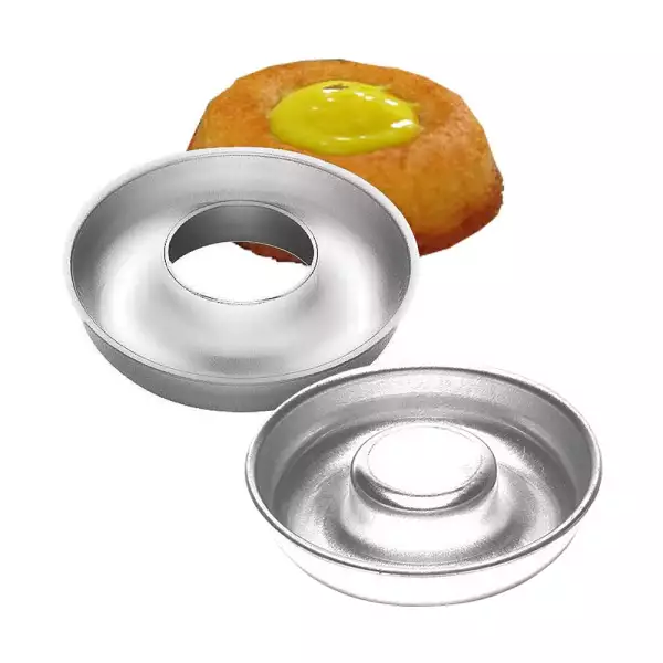Moule à savarin débouché en fer blanc