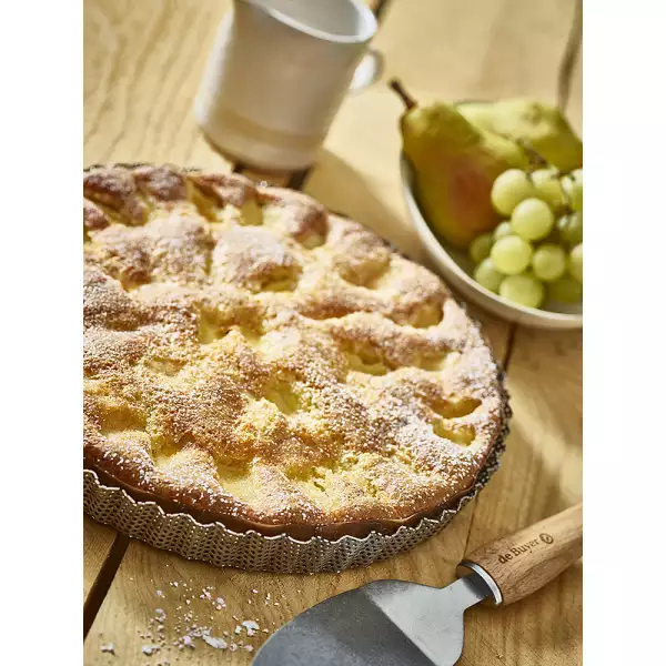 Moule Tarte Cannelée Inox Fond Amovible De Buyer