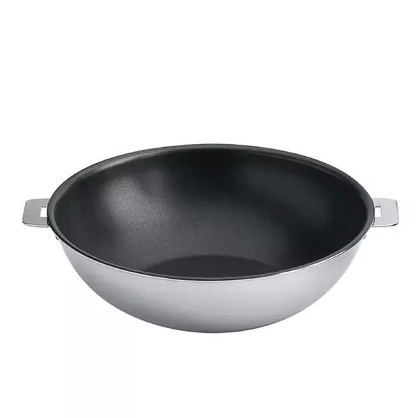 Wok anti-adhesif Cristel Casteline amovible