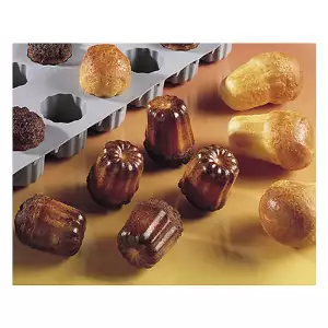 140x140 - Elastomoule mini cannelés DE BUYER