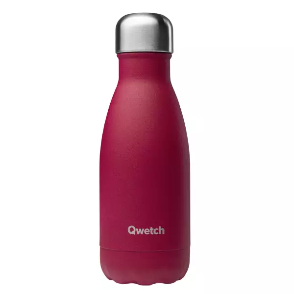 Bouteille isotherme Qwetch Granite Rouge
