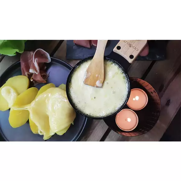 Raclette à la Bougie Cookut