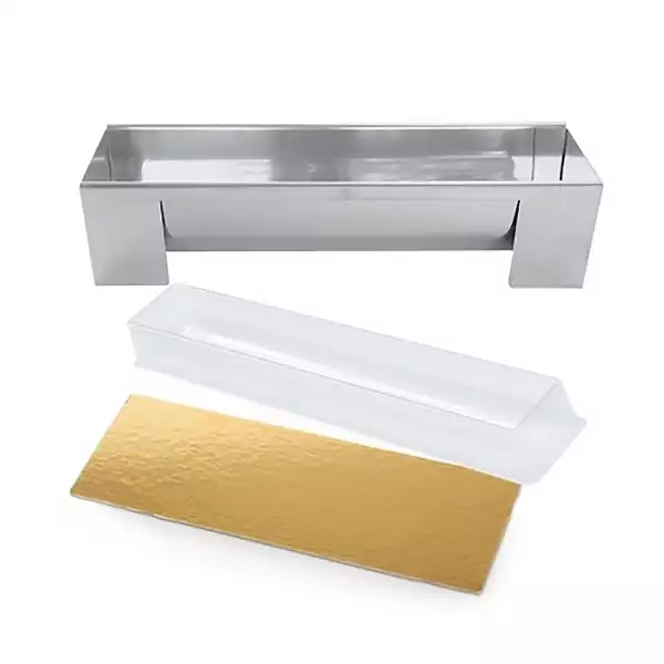 Moule à Bûche Inox avec insert Patisse