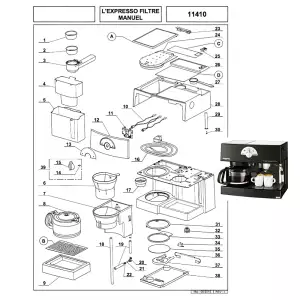 140x140 - Pièces  pour expressos mixte MAGIMIX