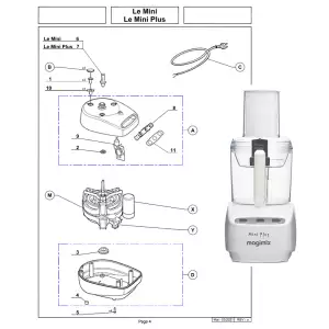 140x140 - Pièces détachées MAGIMIX  MINI PLUS