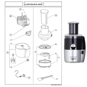 140x140 - Pièces détachées Magimix Duo Salad & Juice