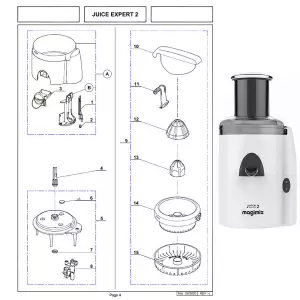 140x140 - Pièces détachées Magimix Juice Expert 2