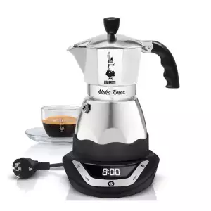 140x140 - Cafetière Italienne Electrique Moka Timer Bialetti