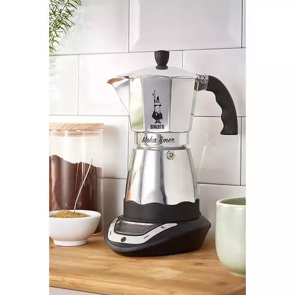 Cafetière Italienne Electrique Moka Timer Bialetti