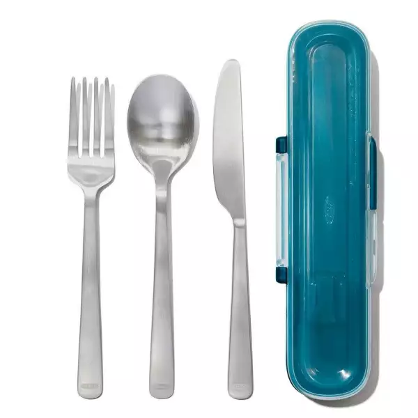 Set 3 couverts inox + Etui Oxo