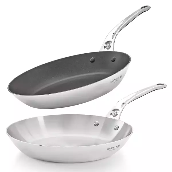Lot poêle inox Affinity + Poêle anti-adhésive Affinity De Buyer