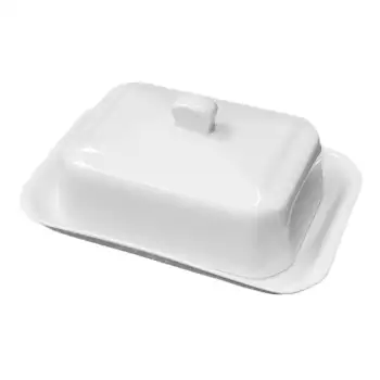 Beurrier Porcelaine Blanche