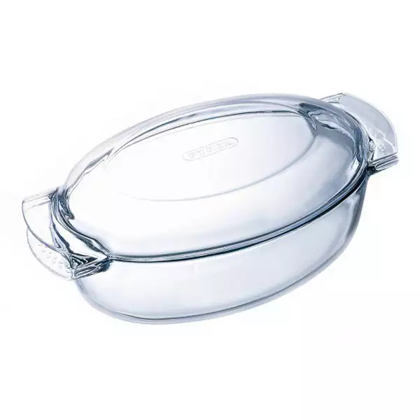 Cocotte Ovale verre Pyrex