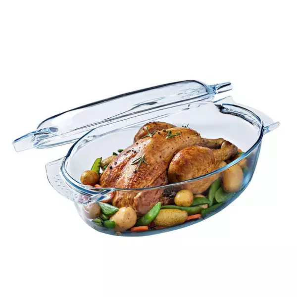 Cocotte Ovale verre Pyrex