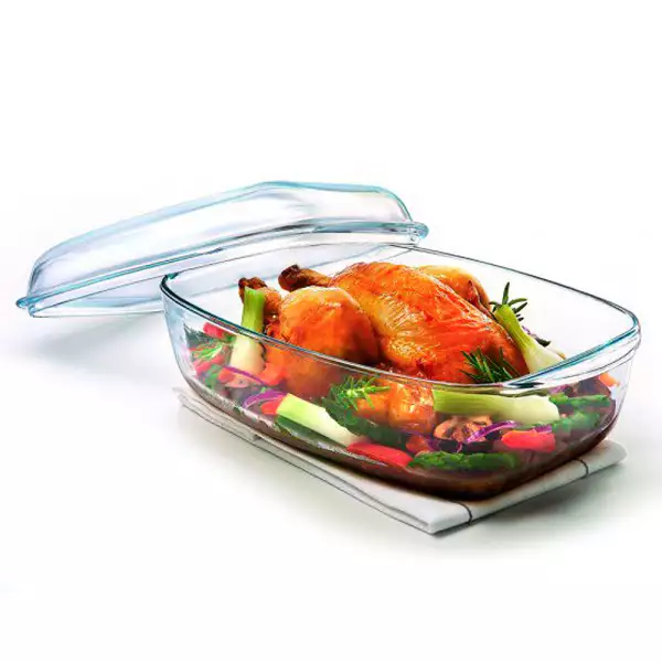 Cocotte Four Rectangulaire en verre Pyrex