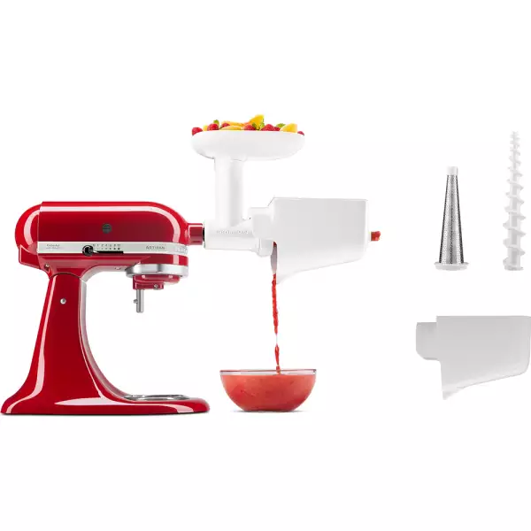 Kit 3 accessoires hachoir + tranchoir + passoire à fruits Kitchenaid