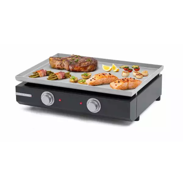 Plancha Pro inox 2 zones QPL1230 Riviera & Bar