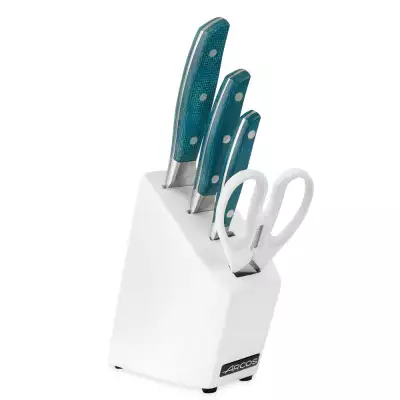 Bloc Couteaux 3 pcs + ciseaux Brooklyn Arcos