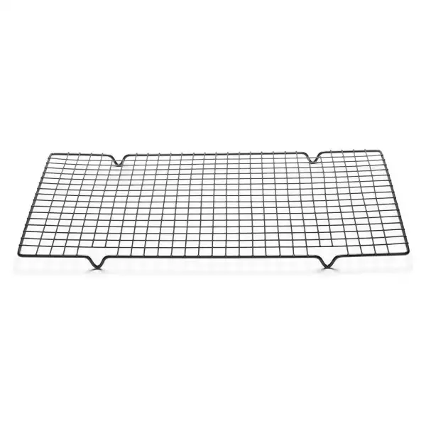 Grille De Refroidissement Pâtisserie Inox 31x20 Cm - Lot De 2 - Pour Four, égouttage, Cuisson - Pieds Surélevés 1.5 Cm