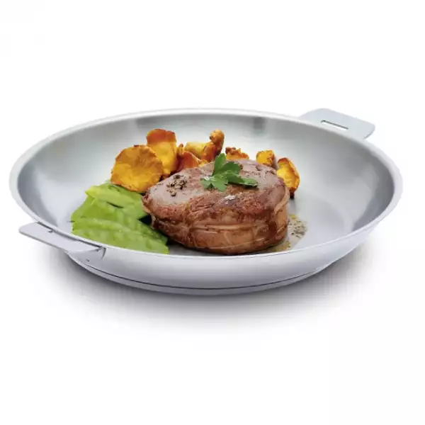 Poêle inox Casteline amovible Cristel