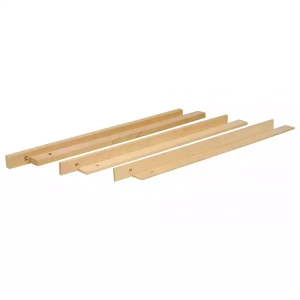 Lot de 6 Règles à Pâtisserie en bois Patisse