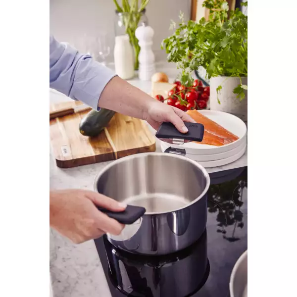 Lot 3 casseroles inox Evolution Beka avec poignée amovible