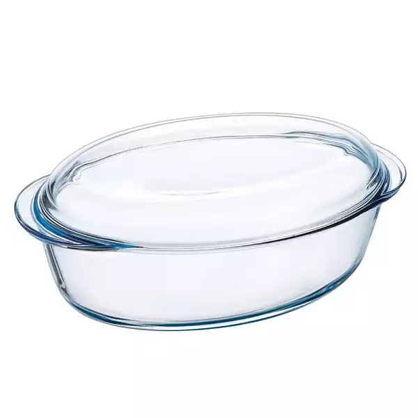 Cocotte Ovale avec Couvercle Pyrex