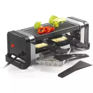 140x95 - Appareil à Raclette noir 2 personnes Kitchenchef