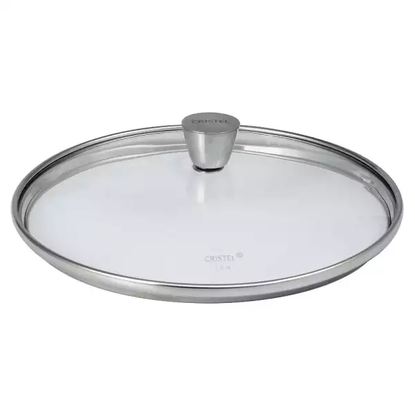 Faitout Inox 1826 Cristel + Couvercle verre bombé 1826