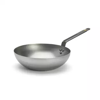 Wok bombé à queue Minéral B Element De Buyer