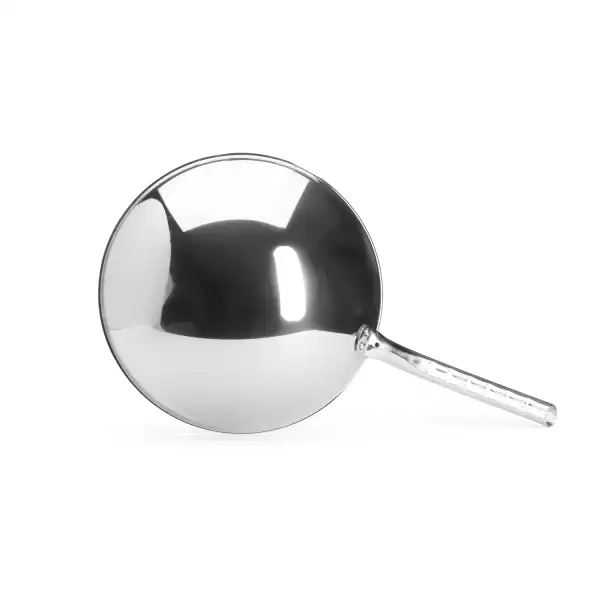 Wok inox demi-sphérique spécial induction De Buyer