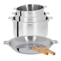 Batterie de cuisine 6 pièces Casteline amovible Cristel