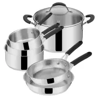 Batterie de cuisine 7 pièces Tempra inox Lagostina