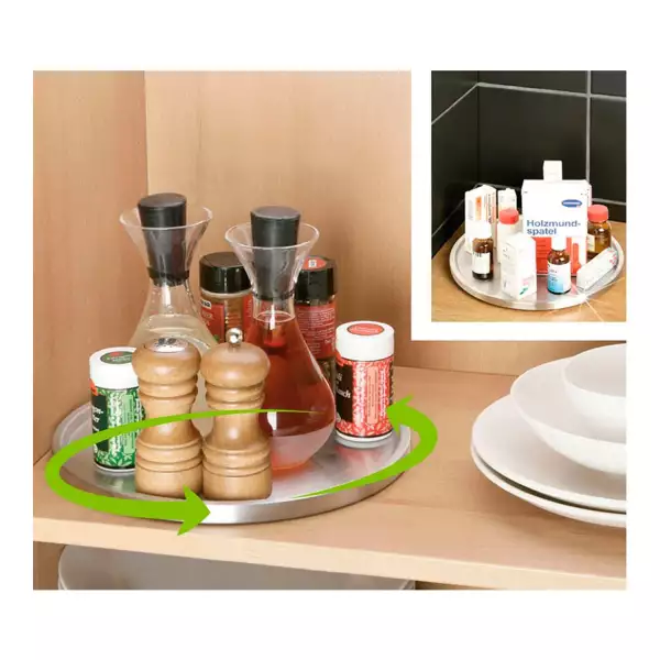 Plateau tournant inox