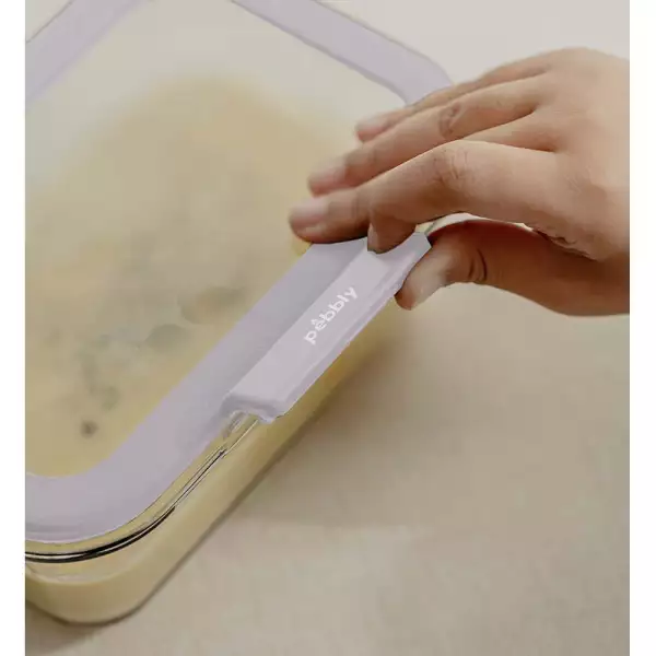 Boîte en verre Hermétique avec valve Pebbly