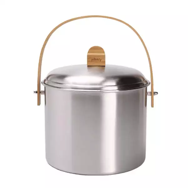 Seau à Compost Inox Pebbly