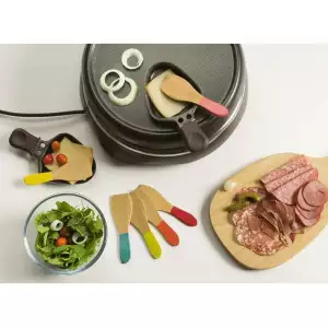 140x140 - Lot de 6 Spatules en Bambou avec repères couleur Pebbly