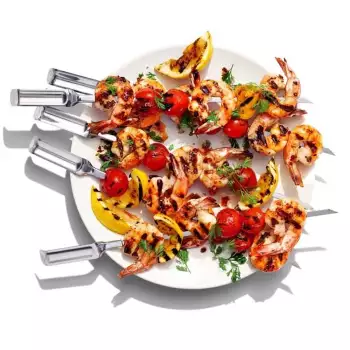 6 Brochettes inox Oxo